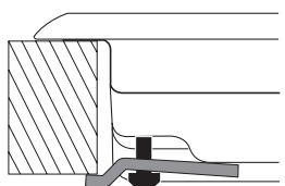 HOTPOINT DD 641 /A - Esquema para prender os ganchos - 2