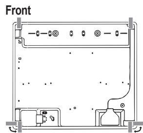 HOTPOINT DD 641 /A - Hook fastening diagram - 4