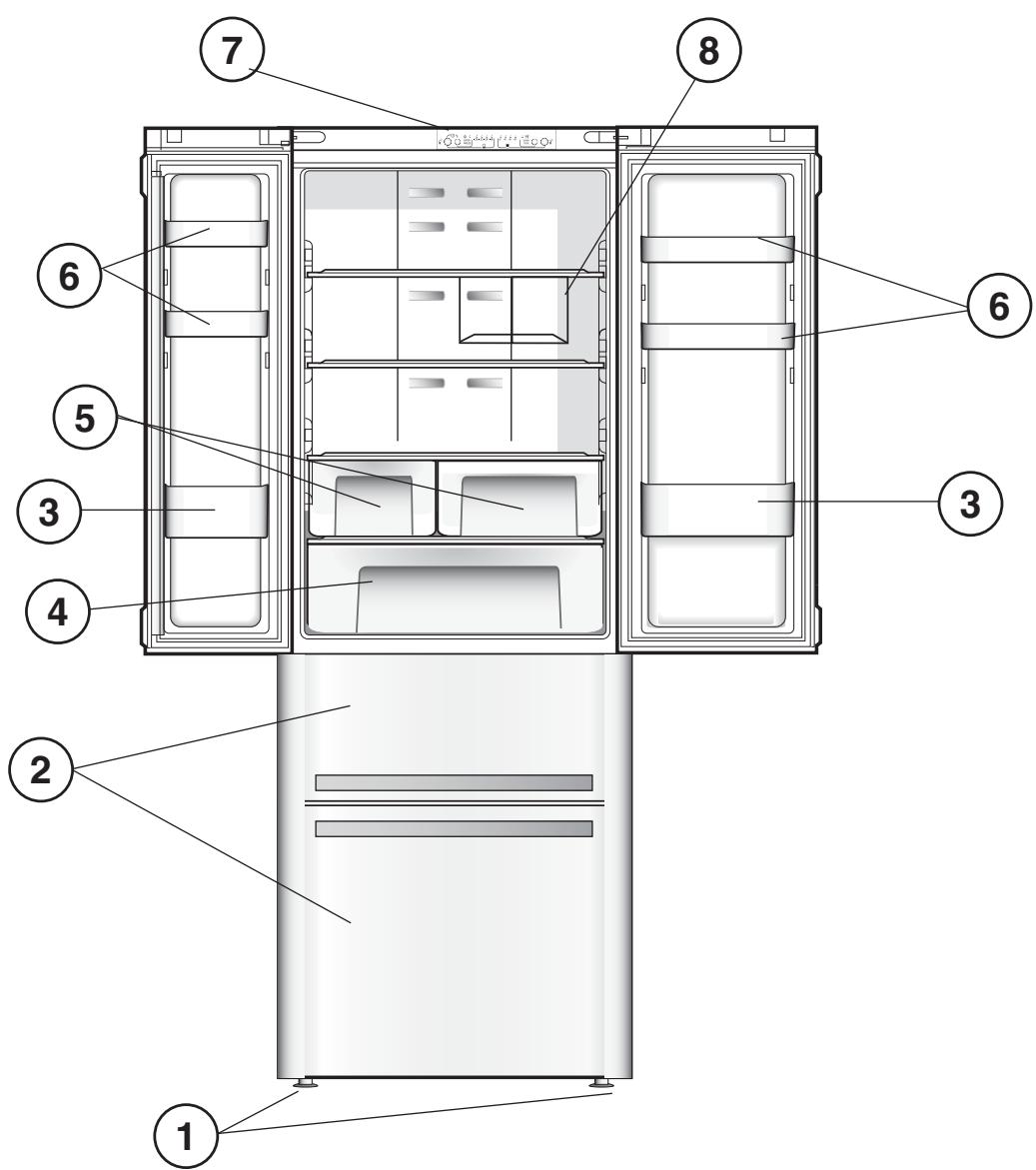 HOTPOINT E4DAABC & E4D AA B C - Overall view - 1