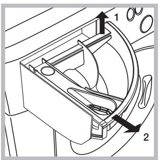HOTPOINT FDD10761XR - Čistenie dávkovača pracích prostriedkov - 1