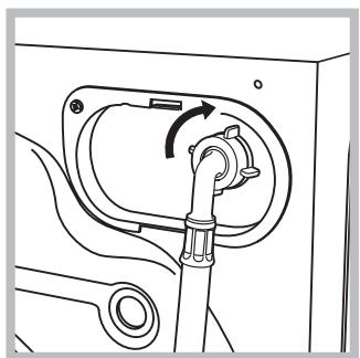 HOTPOINT FDD10761XR - Raccordement du tuyau d'arrivée de l'eau - 2