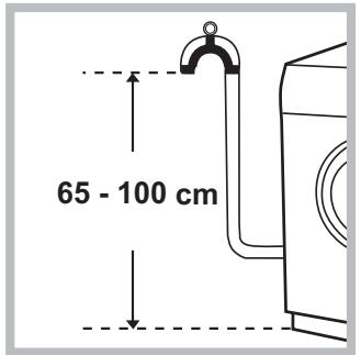 HOTPOINT FDD10761XR - Připojení vypoustěcí hadice - 1