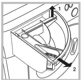 HOTPOINT FMF 923K EU - Limpar a gaveta dos detergentes - 1