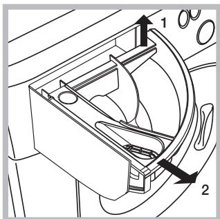 HOTPOINT FMG 821S MA - Cleaning the detergent dispenser drawer - 1