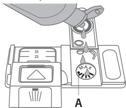 HOTPOINT HFO3T222WG - REMPLIR LE DISTRIBUTEUR DE LIQUIDE DE RINÇAGE - 2