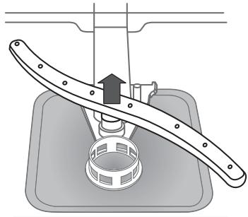 HOTPOINT HFO3T222WG - NETTOYER LES BRAS D'ASPERSION - 2