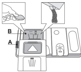 HOTPOINT HFO3T222WG - REEMPLIR LE DISTRIBUTEUR DE DÉTERGENT - 1