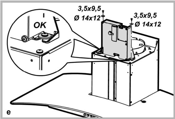 HOTPOINT HHE 90 F HA IX - Instalación modelos para pared - 5