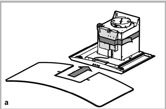 HOTPOINT HHE 90 F HA IX - Installazione modello per parete - 1