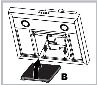 HOTPOINT HNB 9.6 LMI X/HA - Mantenimiento del filtró de carbón (B) - 2