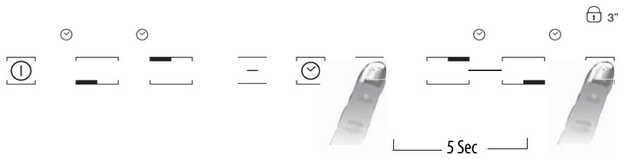 HOTPOINT IKIA 640 F - Activación/desactivación de la seals acústica (no disponible en la version con deslizarder) - 1