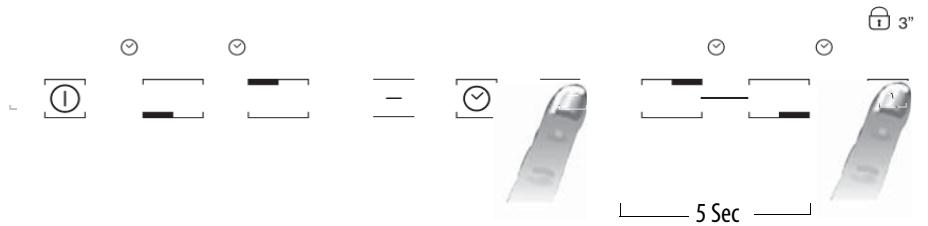 HOTPOINT IKIA 640 F - Zapnutí/vypnutí zvukového signálu (není k disposzici u verze s posuvnikem) - 1