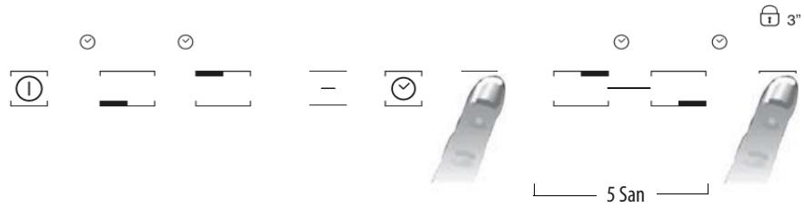 HOTPOINT IKIA 640 F - Sesli sinyalin etkinleştirilmesi/devre disi birakilmasi - 1