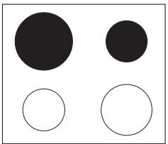 HOTPOINT KIS 640 B - POSIZIONAMENTO DELLE PENTOLE CONSIGLIATO - 1