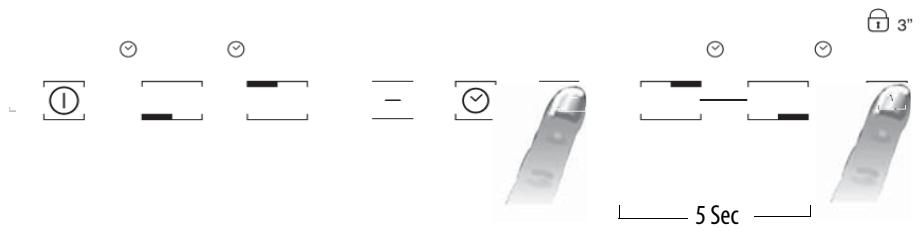 HOTPOINT KIS 740 B - Attivazione/disattivazione del segnale acustico (non disponibile sulla versione con dispositivo di scorrimento) - 1