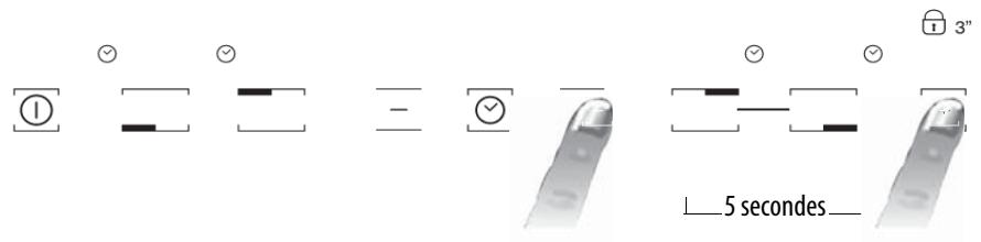 HOTPOINT KIS 740 B - Activation/Désactivation du signal sonore (non disponible sur les versions à curseur) - 1