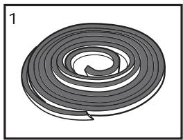 HOTPOINT KIX 633 C E - Installation of the safety washer - 1