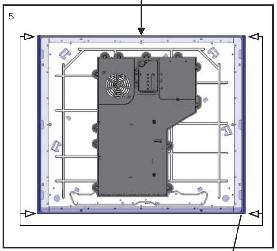 HOTPOINT KIX 633 C E - Instalacja podkładki zabezpieczajęcj - 5