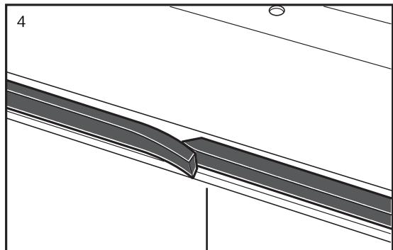 HOTPOINT KIX 633 C E - Installation der Sicherungsscheibe - 4