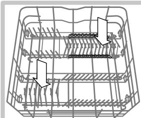 HOTPOINT LFF8M132X, LFF8M132X - Lower rack and cutlery basket - 3