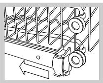 HOTPOINT LFF8M132X,  LFF8M132X - A Régler de préférence la hauteur du panier supérieur quand ce dernier est VIDE. - 1