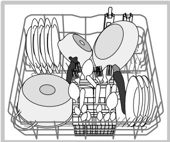 HOTPOINT LFF8M132X, LFF8M132X - Lower rack and cutlery basket - 1