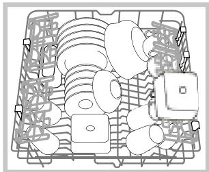 HOTPOINT LFF8M132X,  LFF8M132X - Cesto superior - 2