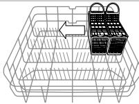 HOTPOINT LFF8M132X,  LFF8M132X - Panier inférieur et panier à couverts - 6