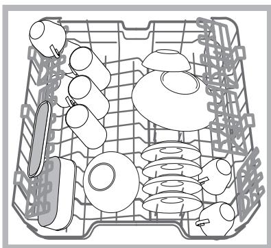 HOTPOINT LSB7M116X EU & LSB 7M116 X EU - Cesto superior - 1