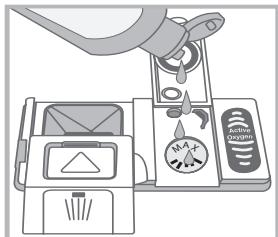 HOTPOINT LSB7M116X EU & LSB 7M116 X EU - Einfüllen des Klarspulers - 2
