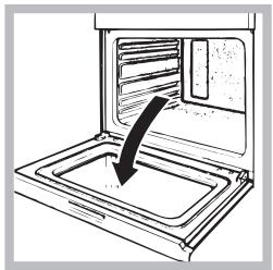 HOTPOINT ML 91 IX A - Cleaning the oven door - 1