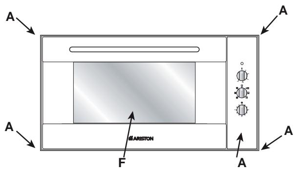 HOTPOINT ML 91 IX AUS S - Fixação - 1