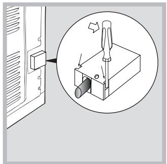 HOTPOINT ML 91 IX AUS S - Substituição do cabo - 1