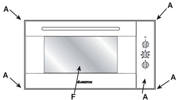 HOTPOINT ML 91 IX AUS S - Het bevestigen - 1