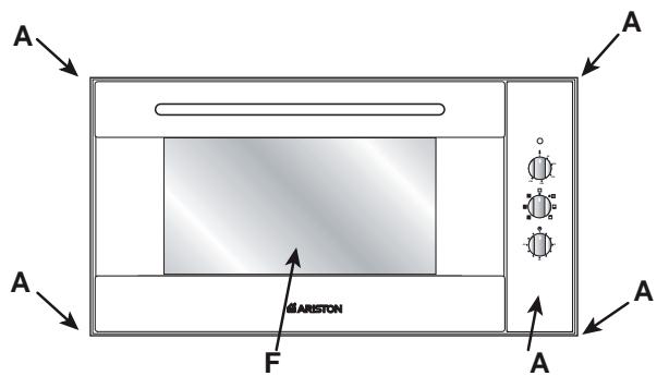 HOTPOINT ML 91 IX AUS S - Fissaggio - 1
