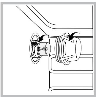 HOTPOINT ML 99 IX A - Replacing the light bulb - 1