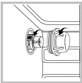 HOTPOINT ML 99 IX A - Substituição da lampada - 1