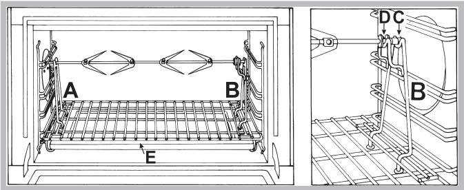 HOTPOINT ML 99 IX A - Espeto rotativo (somente em algunos modelos) - 1