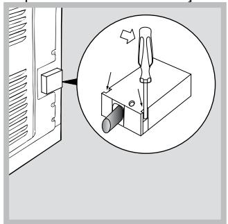 HOTPOINT ML 99 IX A - Substituição do cabo - 1