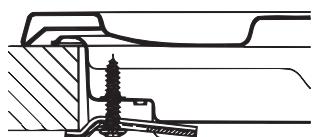 HOTPOINT PCN 641 T/IX/HA - Scheme de fixation des crochets - 2