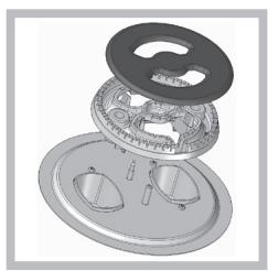 HOTPOINT PCN 641 T/IX/HA - Sostituzione degli ugelli su bruciatore Tripla corona - 1