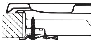 HOTPOINT PCN 642 /HA - Schema di fissaggio dei ganci - 2