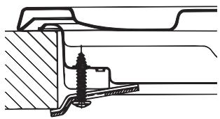 HOTPOINT PCN 642 /HA - Scheme de fixation des crochets - 3