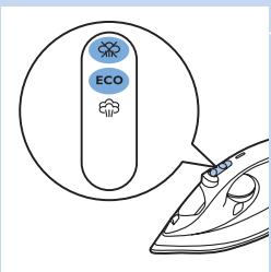 PHILIPS GC4521/20 - Eco steam setting / Dry ironing - 1