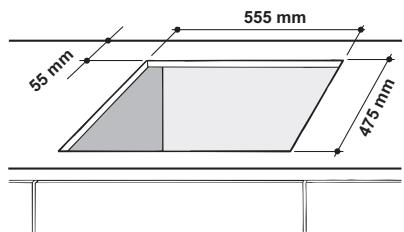 HOTPOINT PCN 642 N/IX/A NK - Fitting the appliance - 2