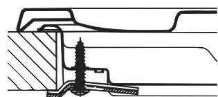 HOTPOINT PCN 752 T/IX/HAR - Hook fastening diagram - 2