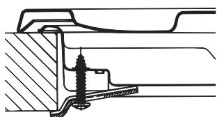 HOTPOINT PCN 752 T/IX/HAR - Schema di fissaggio dei ganci - 3