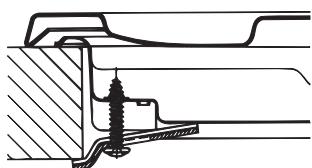 HOTPOINT PCN 752 T/IX/HAR - Hook fastening diagram - 3