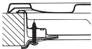 HOTPOINT PCN 752 T/IX/HAR - Scheme de fixation des crochets - 3