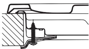 HOTPOINT PCN 752 U/IX/HA - Hook fastening diagram - 3